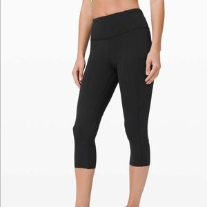 Like New Lululemon Fast and Free 19” Crop